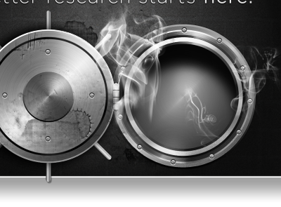 Vault, Blown Open black and white design grey illustration sarah mick vault