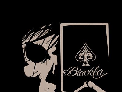 Black Ace Woman - Woman's Glow ace black bones card glow skeleton skull woman