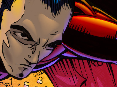Samurai Blossom blossom comic illustration samurai
