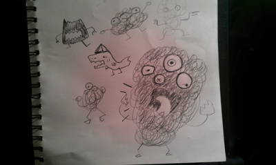 Scribbles the Prequal concept grafighters scribbles sketches