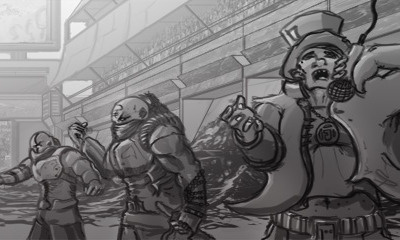 Ferocious Tournaments concept concepts ferocious game games sketches