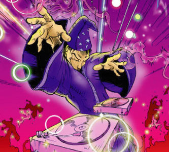 Vibe club dance flier vibe wizard