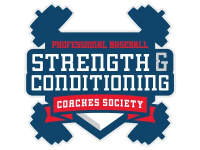Professional Baseball Strength Coaches Logo Concept 1.0 brand design icon identity illustration illustrator logo sports update