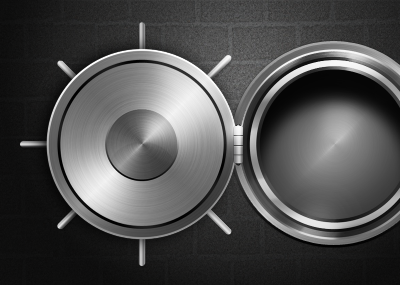 Vault Illustration (WIP) design glossy illustration photoshop sarah mick shiny vault