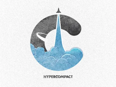 Hypercompact Emblem - Logo Iteration 2 hc logo mark wefunction brushes