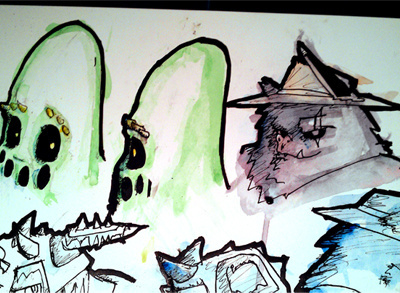 Character Shots characters concept grafighters illustration study water color