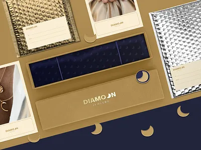 Jewerly Brand Identity Design box design brand design branding business commerce graphic design identity illustration jewellery jewelry logo logo design marketing packaging promotion user experience