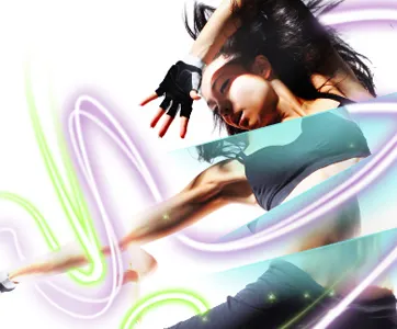 Dancer lighting effect photoshop