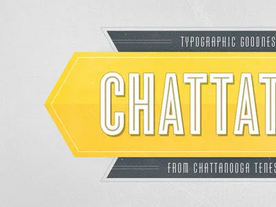 ChattaType Logo chrysler cyclone retro texture