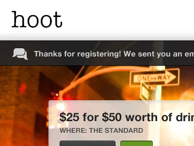 UI for Hoot crisp green opacity transparency ui web