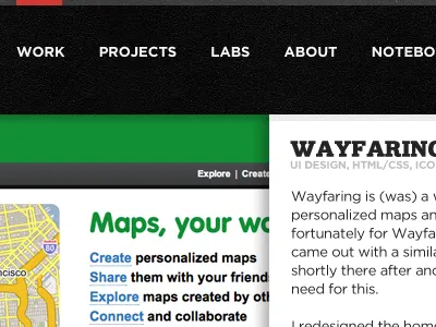 Giving black a try black portfolio redesign sabotage