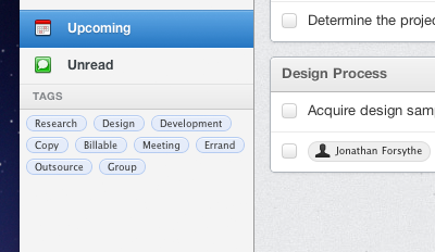 Upcoming app ui web