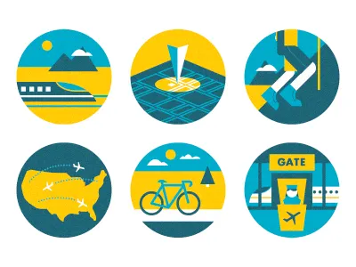 Hotel Icons DONE! hotel icon illustration