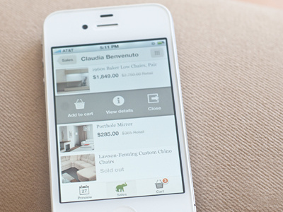 List view app design ios iphone navigation redesign texture type ui white