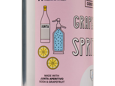 Spritzer - Canned Cocktails - Design alcohol branding candesign cocktails customlettering design drawing gin graphic design identity illustration logo logotype spritzer typography vector