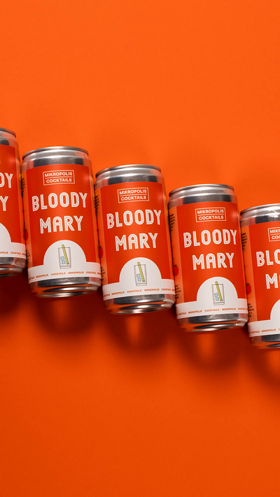 Bloody Mary - Canned Cocktails - Design alcohol bloodymary branding candesign cocktails customlettering design drawing graphic design identity illustration logo logotype typography vector