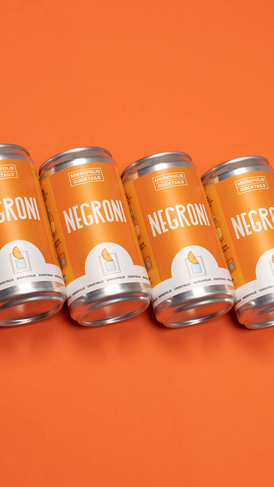 Negroni - Canned Cocktails - Design alcohol branding candesign cocktails customlettering design drawing graphic design identity illustration logo logotype typography vector vermouth