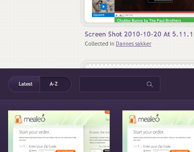 My Moodboards moodboards search slide sort