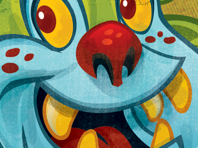 FINAL Gosh Monster childrens book illustration monster