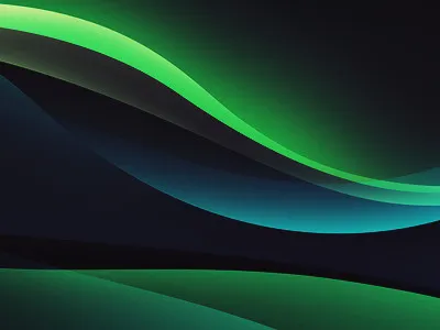 Green abstract colors green wave