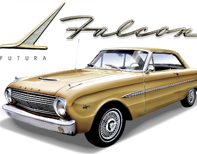 Ford Falcon art car falcon ford illustration