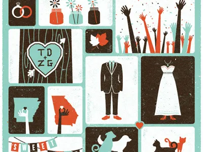 Wedding Invite Final 2 arkansas illustration invitation invite little rock wedding