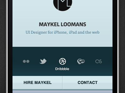 Personal Website Prototyping – Iteration 2 details facitweb fontfont freelance helvetica maykelloomans personal tisa ui website