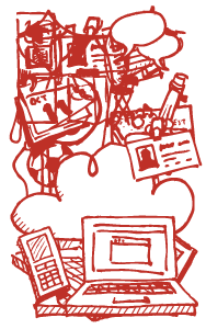 Layer-play illustration layers sketch
