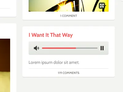 Storefrontal Tumblog Section audio player tumblog tumblr