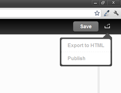 Export Options just write