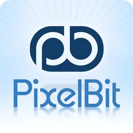 Pixelbit Logo blue corporate icon logo pixelbit