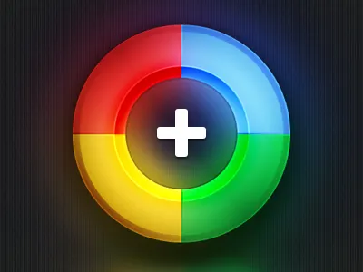Google+ google icon plus retina round shiny wallpaper