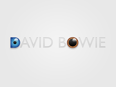 David Bowie bowie david eyes oddballs type typography
