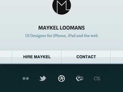 Personal Website Prototyping – Iteration 3 evolution facitweb helvetica personal tisa ui website