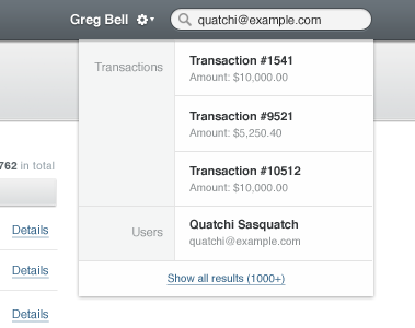 ActiveAdmin Search active activeadmin admin apple blue grey header search