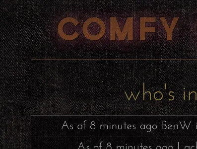 Comfy chair css css3 governor josefin sans