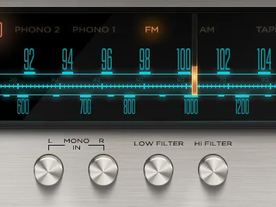 Stereophonic app app ipad ui