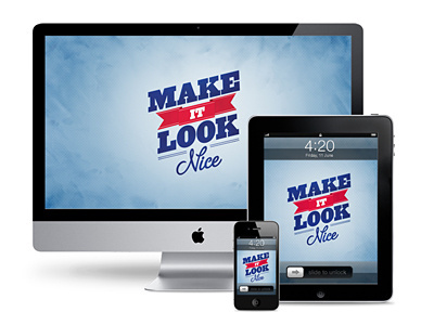 Make it Look Nice Wallpaper background bbt busy building things desktop inspiration ipad iphone make it nice motivation poster shiny wallpaper