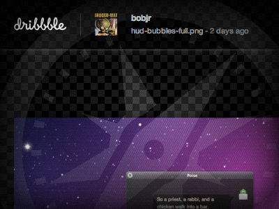 Dribbble Viewer css3 dribbble safari extension viewer