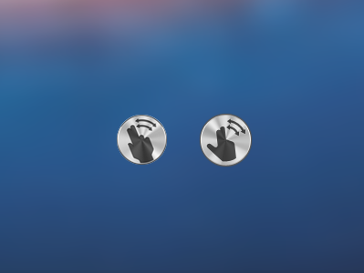 Multi-Touch Gestures - pictogram apple brushed gestures icon lion metal multi osx palm pictogram swipe touch