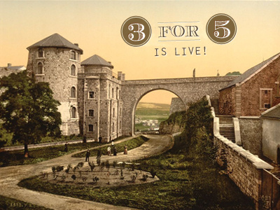 3 for 5 IS LIVE!!! codeschool coding css3 design education html5 learning