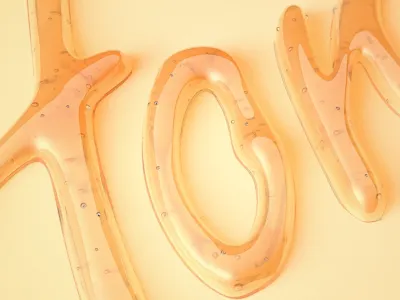 ❤Honey❤ 3d font honey rendering yummy