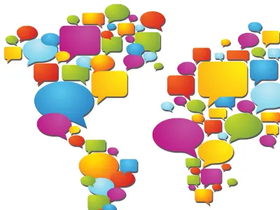 Talk to us, talk to the world.
