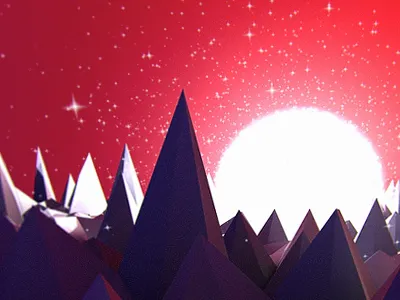 closing time abstract red rendering wallpaper