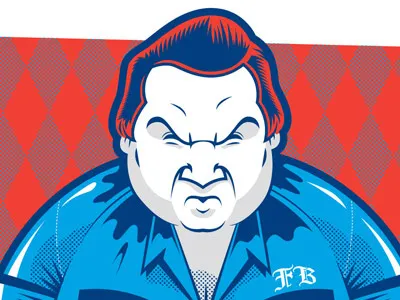 Dribbble 73111 angeles bicycle bike drawing francis buxton gallery 1988 halftone illustration la los pee wee herman poster print screen print vector