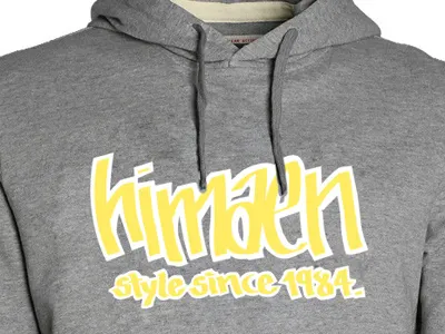 himaen Hoody Style Since 1984 graffiti himaen hoody tag yellow