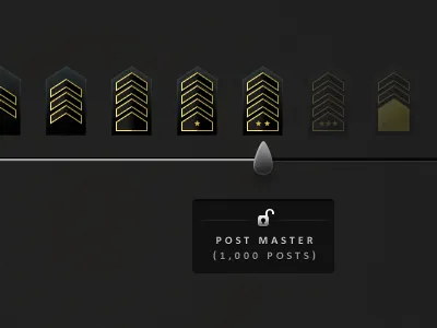 Rank Slider clean concept icons slider