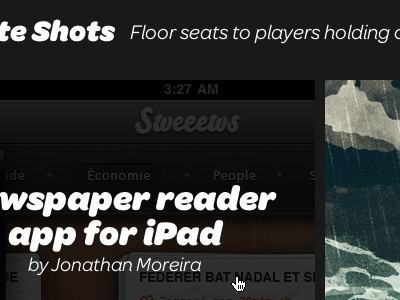 Infinite Shots api dribbble grid isotope omnes pro