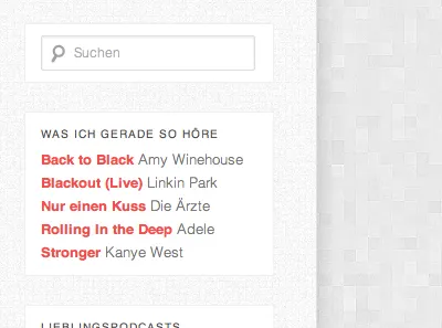 sidebar blog pattern search sidebar widget