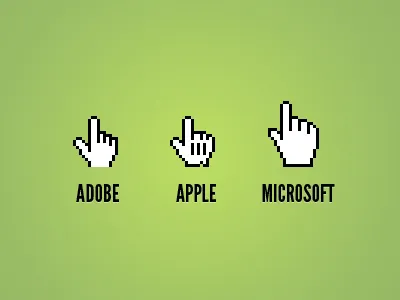 Cursors adobe apple cursor hand microsoft